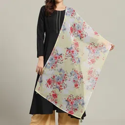Anouk Rustic Women Colourblocked Thread Work Crepe Anarkali Kurta-picture-53