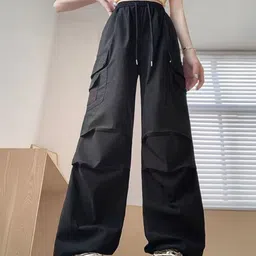 StyleCast Women Original Mid-Rise Regular Fit Cargos-picture-0