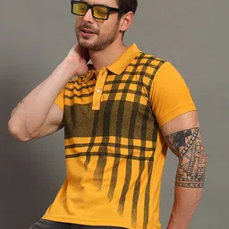 STELVIN Men Printed Polo Collar T-shirt-picture-18