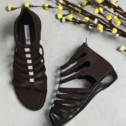 V-WALK Women Gladiators Flats-57