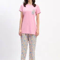MADAME M SECRET Women Printed Night suit-image-38