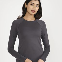 Hunnit Round Neck Full Sleeves Gym Top-18
