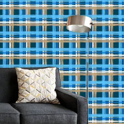ArtzFolio Printed UV-Resistant Anti-Bacterial Ethnic Boho Ikat Texture Peel & Stick Wallpaper-image-99