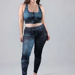 Keepfit Women Plus Size Printed Padded Two Piece Swim Set-image-81