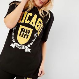 SZN Women Printed Extended Sleeves Raw Edge T-shirt-image-43