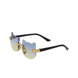 SHOP FRENZY Unisex Kids Cateye Sunglasses with UV Protected Lens-11