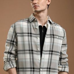 HIGHLANDER Men Opaque Checked Casual Shirt-image-69