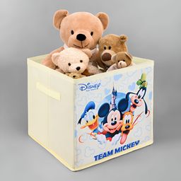YK Cream-Coloured & Blue Disney Team Printed Multi-Utility Organiser-image-96
