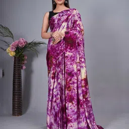 KALINI Tie and Dye Pure Chiffon Ready to Wear Saree-image-30