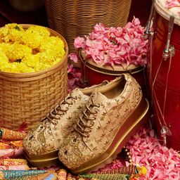 Anaar Women Woven Design Sneakers-image-37