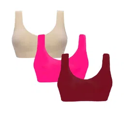 Girls Beginners Non Padded Teenager Full Coverage Cotton Bra-29