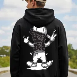 BENNY BROOKS Men Graphic Printed Hooded Long Sleeves Sweatshirt-picture-19