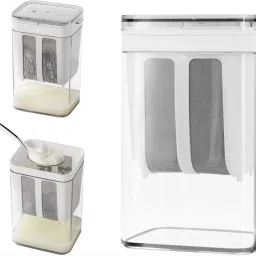 Yogurt Filter Curd Maker Greek Yogurt Maker Curd Strainer Box (White) 6 W Food Processor-20