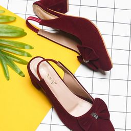 DressBerry Women Party Block Mules with Bows-image-40