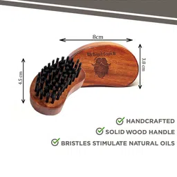 UrbanMooch Men Set Of 4 Face & Beard Wash- 100 ml- Beard Growth Oil - 30 ml & Beard Comb image 2