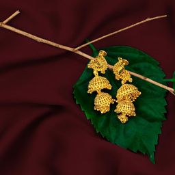 arch fashion Gold-Plated Brass Earrings-image-84