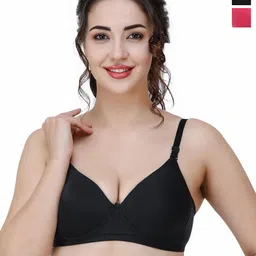 College Girl Pack Of 2 Medium Coverage Lightly Padded T-shirt Bra-picture-33
