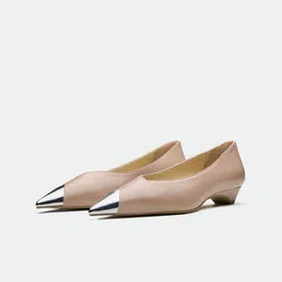 Oroh Bolton Women Leather Pointed Toe Kitten Pumps-57