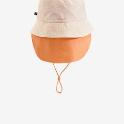 Quechua By Decathlon Boys Beige Embroidered Sun Hat-96
