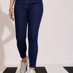 DOLCE CRUDO Women Skinny Fit High-Rise Stretchable Jeans-picture-47