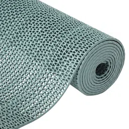 Kuber Industries Grey Self-Design Anti-Skid Bath Mat-image-42