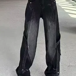 KPOP Women Solid Original Mid-Rise Regular Trousers-image-26
