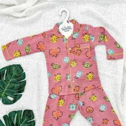 A Toddler Thing Unisex Kids Printed Night suit-picture-21