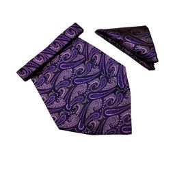 Paisley Design Cravats & Pocket Square Combo-image-55