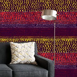 ArtzFolio Printed UV-Resistant Anti-Bacterial Vintage Polka Dots Peel & Stick Wallpaper-image-77