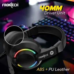 Frontech Dragon Warrior Wired Gaming - Keyboard, Mouse, Mouse Pad, Headphone (KB-0038) Combo Set image 4