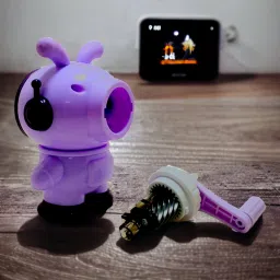 pw pencilwala Space Rabbit Shaped Pencil Sharpener, Manual Sharpener for School Table Sharpener Machine, Office, Stationery Gift for Kids Sharpeners image 2