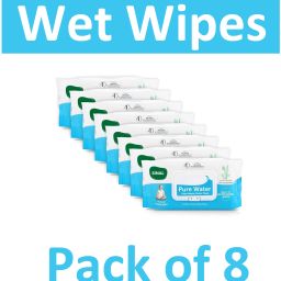 Pack of 8 Wet Wipes (72 leaf each) With Cap Wipes With Plant Fabric WIP108.1-image-6