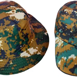 Kumar's Trend Cotton Army Military Cobra Print Hat and Cap-image-82