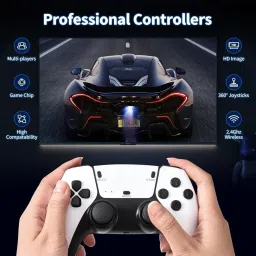 HG WORLD M22 Retro Game Stick Console 4k 2.4G Dual Wireless Sup Game Box Video Game ForTV With Plug & Play, Gaming Consoles For TV Video Game Handheld 128 GB with HDMI Output 20+ Emulator, Video Game Hand tv With TV Game Set, Best Gift All Ages image 5