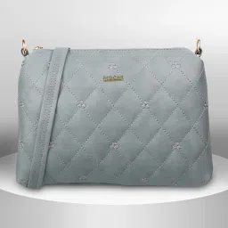 Grey Women Sling Bag - Medium 66-7354-Grey-image-51