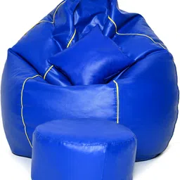 flipkart perfect homes studio 4XL Tear Drop Bean Bag Cover (Without Beans)-picture-26