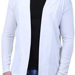 Men Jacket Style Full Sleeve White Shrug-image-65