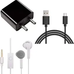 Wall Charger Accessory Combo for Xiaomi, Mi, Xiaomi Redmi 5A, Xiaomi Redmi 4A, Xiaomi Redmi Y1 Lite, Xiaomi Redmi 4, Xiaomi Redmi Note 3, Xiaomi Mi4, Xiaomi Mi4i, Xiaomi Mi3, Xiaomi Redmi 2, Xiaomi Redmi 3s Prime, Xiaomi Redmi 2s Prime, Xiaomi Redmi 6, Xiaomi Redmi Go, Xiaomi Y2, Xiaomi Redmi Note 4 Charger With 1 Meter Micro USB Charging Cable-3