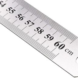 Stainless Steel Ruler Scale Long double Side Measuring Tool 24 inch 60 cm Ruler-19