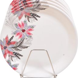 Unbreakable Melamine Round Full Dinner Plain Plates/Thali/Snack Plates Sizzler Tray-18
