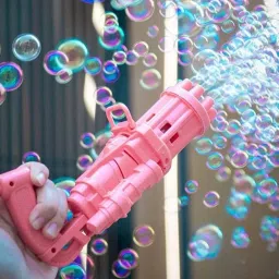 Bubble Plastic Gun Machine Maker 8 Hole Bubble Blower Water Gun-picture-11