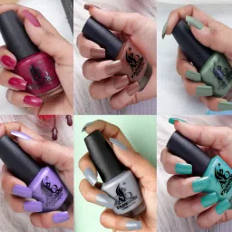 New Unique Color Rich Paint HD Shine Pastel Color Combo Set (POOJA 006 ) Multicolor-image-1