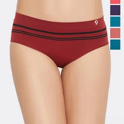 C9 AIRWEAR Pack Of 6 Striped Mid-Rise Basic Briefs-picture-2