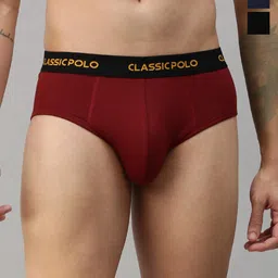 Classic Polo Men Pack Of 3 Anti-Odour Basic Briefs-picture-12