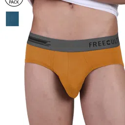 FREECULTR Men Pack Of 2 Solid Basic Briefs-picture-10