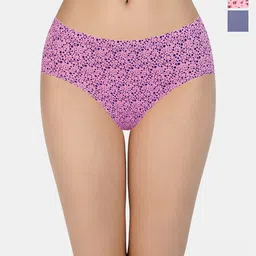 every de by amante Pack of 3 Pure Cotton Mid Rise Hipster Briefs EK434-D019 - Multi-image-84
