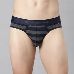 Force NXT Men Striped Super Combed Cotton Premium Brief MNFL56-picture-14
