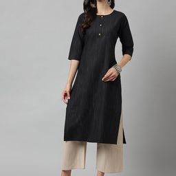 HRITIKA Geometric Printed Straight Kurta-43