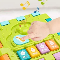 OPINA Kids 6 Slide Educational Shape Sorter Montessori Activity Cube With Music and Light-19