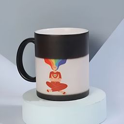 fnp Black & Red Graphic Printed Ceramic Glossy Mug 325ml-13